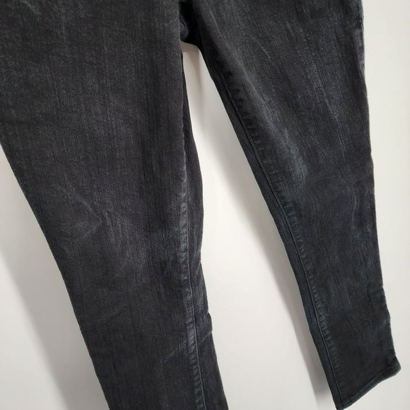 Joes Jeans Skinny 27 Morter Black Honey Rhinestone Pocket Cotton Stretch Denim - Picture 6 of 12